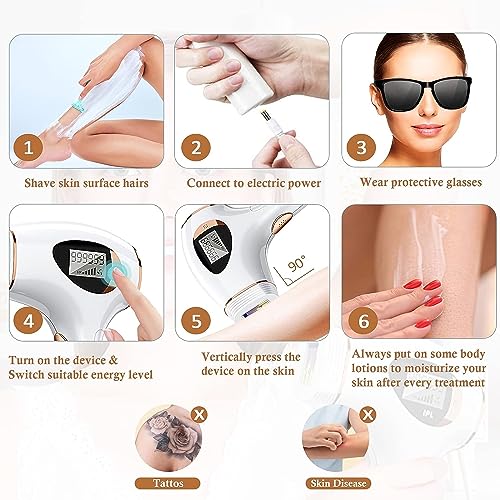 Generisch IPL Hair Removal Device with Ice Cooling Technology-Laser Hair Removal for Women