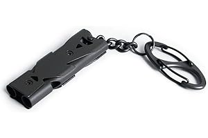 binboll Stainless Steel High Decibel Outdoor Life-Saving Emergency Whistle