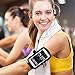 Topist Running Armband, Neoprene Incase Sports Armband Pouch for Running Jogging Exercise Gym Biking Walking and Other Workouts Fit iPhone 7 6 6s Plus Samsung Galaxy Note 7/4/3 S6/S5, Black