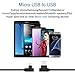 Micro USB Cable,Muslish 3ft USB Charging Cable Right Angle Android Charger Durable TPE Cord for Samsung Galaxy S6/S7,Kindle,HTC, Nexus,LG,Sony and More(Black)