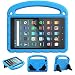 SUPWANT Kids Case for All-New Fire 7 2019 - Kid-Proof Light Weight Protective Case with Handle Convertible Stand for Amazon Fire 7 Tablet (9th Generation - 2019 Release), Blue primary