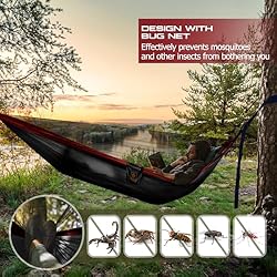 Camping Hammock, Portable Hammocks with Mosquito
