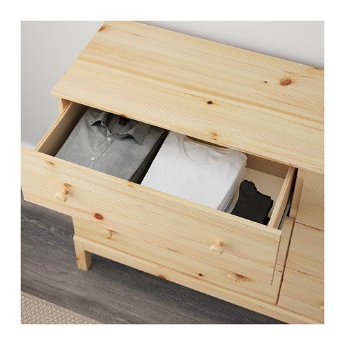 Ikea Tarva Tarvaikea 6 Drawer Chest Solid Wood Pine Import It All