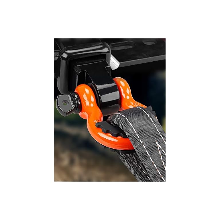 Shackle Hitch Receiver 2 inch with Hitch Pin, 41918 Lbs Break Strength Never Rust Receiver