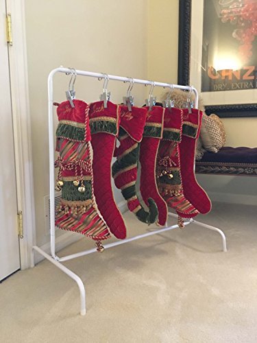 Boottique Free Standing Christmas Stocking Hanger Holder- No Mantle Stocking Holder