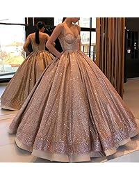 Meijia - Vestidos largos para baile de graduación de Quinceañera 2019 con correa de espaguetis para fiestas de noche y bodas ME066