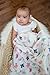 lulujo Baby Cotton Muslin Swaddling Blanket, Butterfly