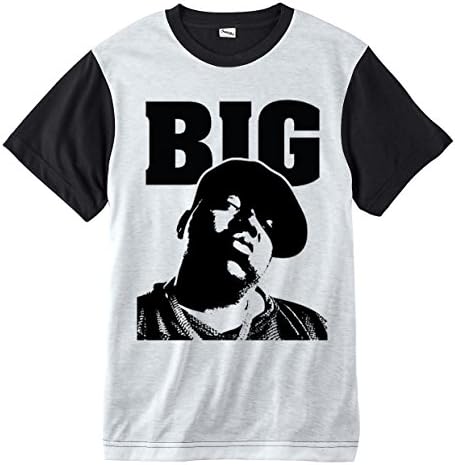 Palalula Women's Music The Notorious Big Biggie Smalls B.I.G. Tribute T-Shirt XXL Black-White