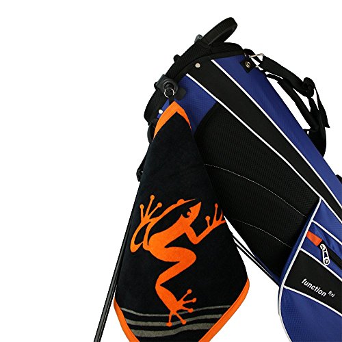 Frogger Golf Amphibian Wet/Dry Golf Towel, Red/White/Blue Pricepulse