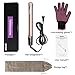 ONSON Professional Hair Straightener, 1'' 2 in 1 Ceramic Tourmaline Ionic Flat Iron for All Hair Styling, with Rotating Adjustable Temperature and Salon High Heat (255°F-450°F)