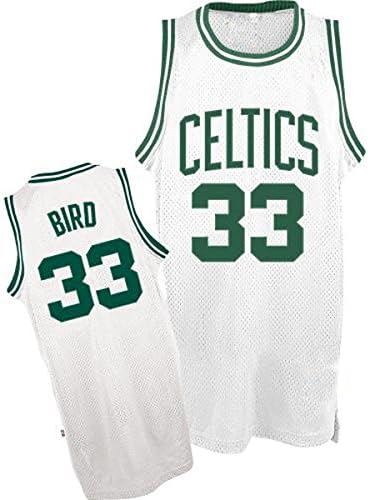 Mens Larry Bird #33 Boston Celtics Soul Swingman Home Jersey XL