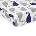 Just Born High Seas Nautical Changing Pad Cover, Grey/Blue Whales