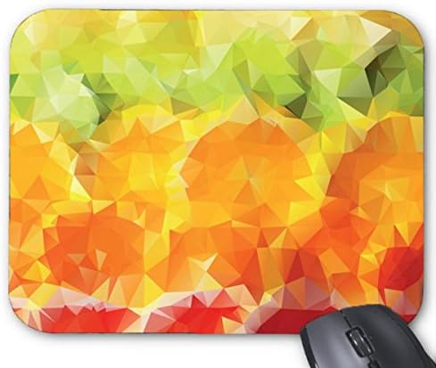 Mouse Mat Abstract gradient orange geometric creative background picture mouse pad