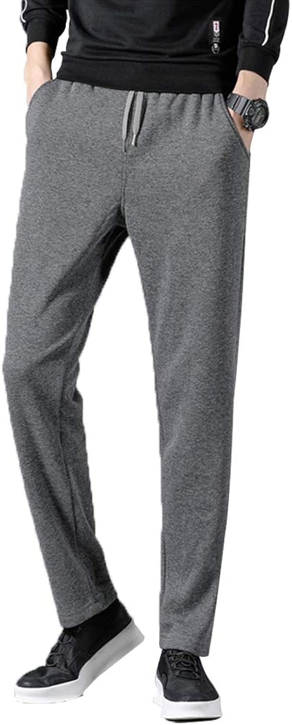 Amazon Feida メンズ ジョガーパンツ ジャージ 下 裏起毛 無地 カジュアル 大きいサイズ L 5xl Dark Gray 4xl ロングパンツ 通販