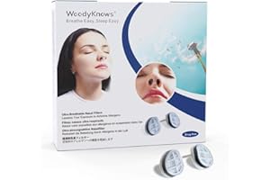 WoodyKnows 3 Ultra-Breathable Nasal Filters with 12 Pairs of Replacement Filters, seasonal and dust allergies aid (Round, Small, 3 Filters+12 Replacements)