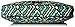Vera Bradley Women's Cotton Triple Zip Hipster Crossbody Purse, Rain Forest, One Size