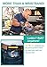 SKYTECHO Magnetic Wristband with 5 Upgraded Strong Magnets,Adjustable Strap, Magnetic Wristbands for Holding Screws , Nails, Drill Bits .