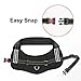 IPETSON Mush Dog Harness No Pull Pet Harnesses Adjustable Outdoor puppy Vest 3M Reflective Leash Padded for Small Medium Large Big Dogs Training Walking Running (Black, M)