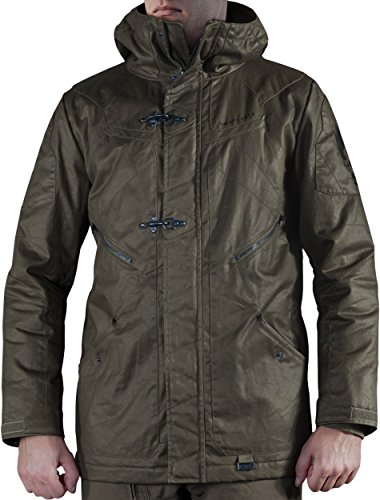 Musterbrand Men's MBHA001 Flight Deck Officer Casual Jackets, Green, Large