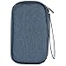 HOPSOOKEN Travel Wallet & Passport Holder Organizer Multi-purpose Rfid Blocking ID Card Pouch Clutch Bag (Gray)