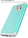 S7 case, Kaptron Galaxy S7 Case - Double Tone Dual Layer Hybrid Defender Case for Samsung Galaxy S7 (Mint + Grey)