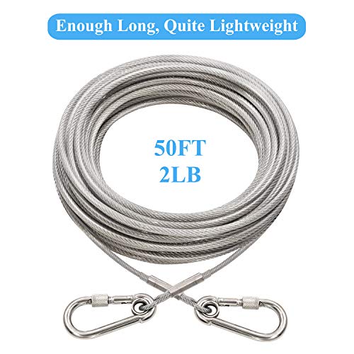 50 ft tie out cable