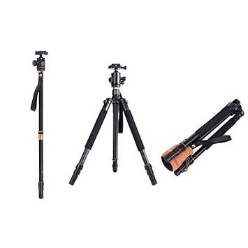 Andoer Q999 Pro Trípode Monopié Aleación de Aluminio para Cámaras ...