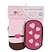 Luvable Friends Baby Girls' Non-Skid Sole Socks (9-12 Months, Pink)
