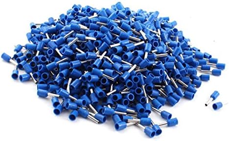 1000 Pcs 16 AWG 1.5mm2 Insulated Cord End Wire Ferrules Terminal VE1508 (Blue)