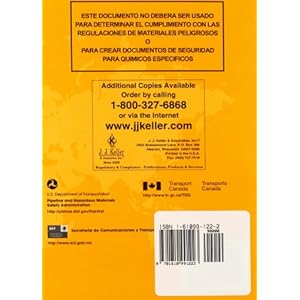 2012 Emergency Response Guidebook(ERG): Spanish Edition