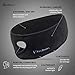 TrailHeads Women’s Ponytail Headband | Fleece Earband | Winter Running Headband - black