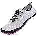 hiitave Women Water Shoes Quick Dry Barefoot Aqua Socks Beach Swim Diving Surf Pool Yoga
