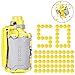 FenglinTech Grenade with Bullets for Nerf - 1PCS V2 Large Capacity CS Rival Hand Grenade for Nerf + 50PCS Rival Grenades Bullets