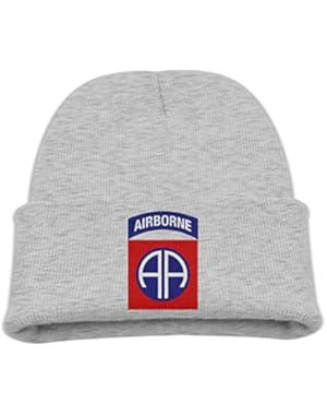 82nd Airborne Division Military Logo Little Baby Knit Hat Acrylic Watch For Autumn/Winter