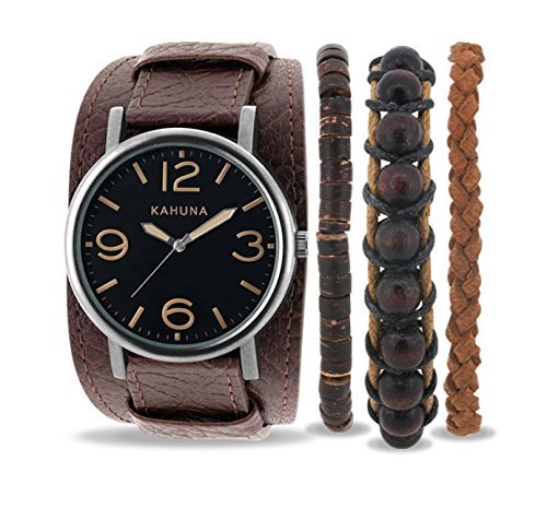 Kahuna AKLF-0011L Ladies Friendship Brown Watch