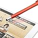 Teviwin 10 Pack Ultralight Slim Universal Black Click Pen Stylus Ballpoint Pen for iPhone 6 Plus 5S 5C 4S, Samsung Galaxy S6 S5, Note3, iPad, Tablets, Touch Screens Device, Orange/Green/Black/Blue/Red
