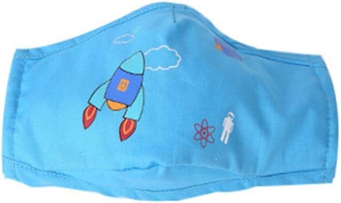 Eternitry Kids Mouth Mask Children Cartoon Printed Mouth Face Masks Disposable Non-Woven Anti-Dust Wind Fabric Masks for Boys and Girls