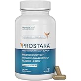 Prostara - Multi-Action Prostate Supplement - Supports Urinary Flow and Bladder Comfort - Boosts Vitality and Wellness - Saw Palmetto, Pumpkin Seed, Pomegranate & Beta Sitosterol - 60 Capsules