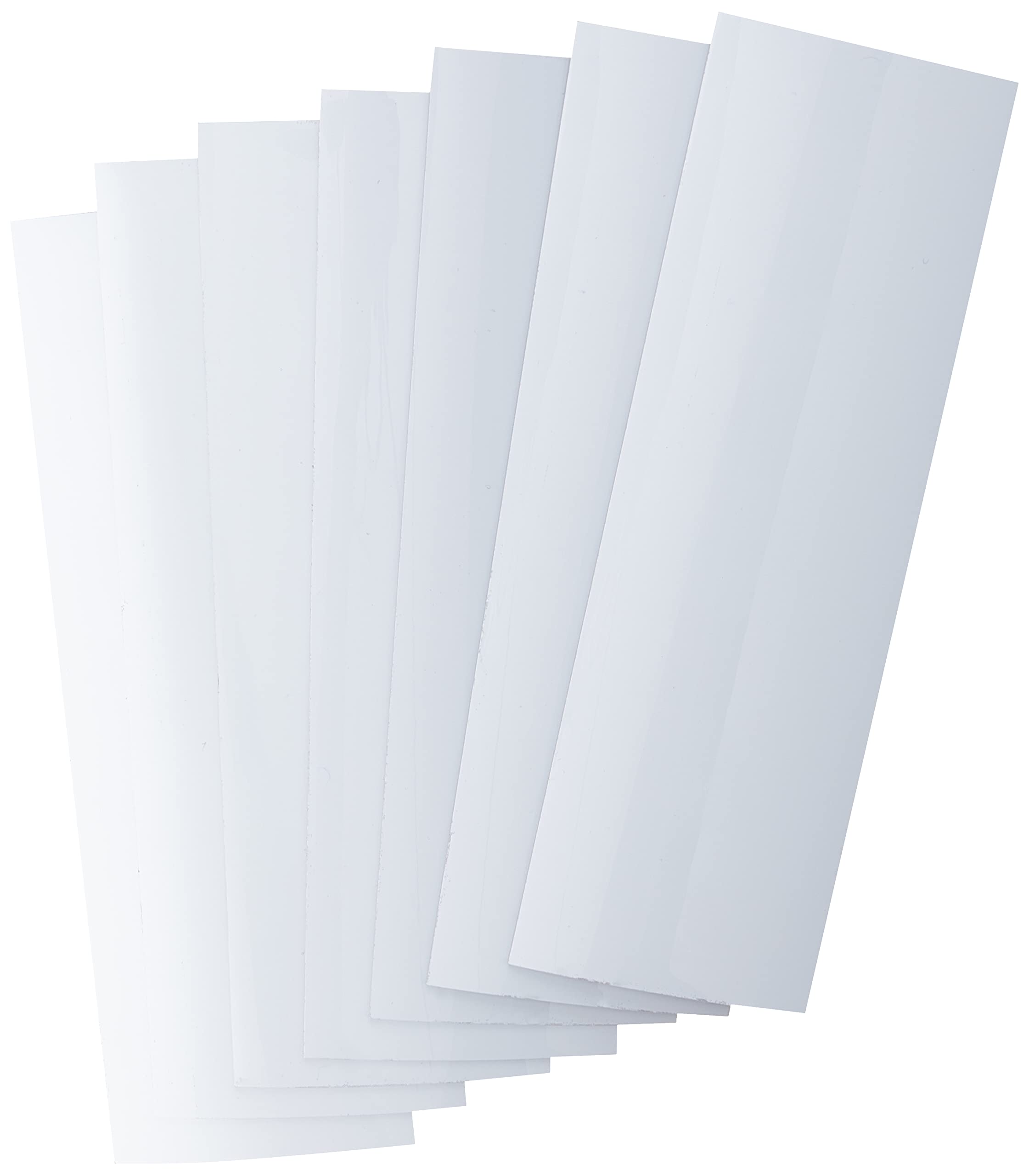 Magnet Expert Flexible Magnetic Labels with Gloss White Dry Wipe Surface ( 120 x 40 x 0.76mm ) ( Pack of 100 )