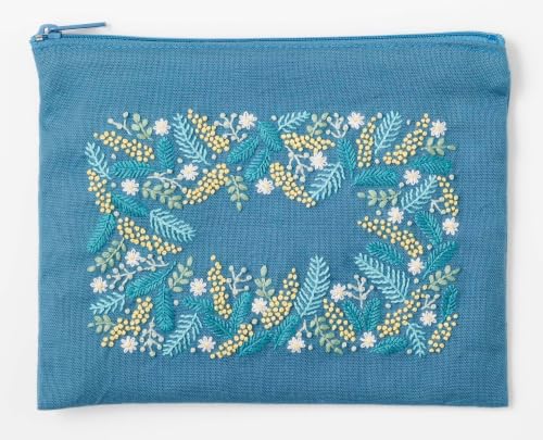 LECIEN(ルシアン) コスモ(COSMO) 刺しゅうキット yulaのこころ躍る草花刺繍 【ミモザの花園】 No.542405 出来上がりサイズ:約タテ14.5×ヨコ19cm