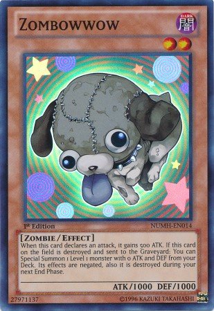 Yu-Gi-Oh! - Zombowwow (NUMH-EN014) - Number Hunters - 1st Edition - Super Rare