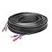 Loocam 200ft Security Camera Cable, All-in-One BNC Video Power Cable, BNC Extension Surveillance Camera Cable Wire for CCTV Camera DVR Security System