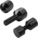 tooloflife 1-1/8" Two Hole Flange Alignment Pin 6061 Aluminum Black Detachable view 4
