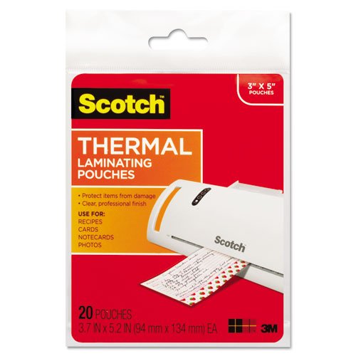 Thermal Laminating Pouches (Pack of 20) [Set of 3]