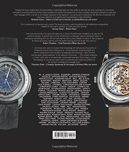 The Wristwatch Handbook: A Comprehensive Guide to Mechanical Wristwatches: Amazon.es: Ryan Schmidt: Libros en idiomas extranjeros