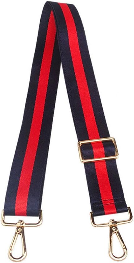 Multicolor Canvas Wide Strap Replacement Purse Strap Replacement Removable Crossbody Strap for Handbags