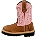 John Deere 2185 Western Boot (Toddler/Little Kid),Tan/Pink,9 M US Toddler