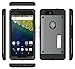 TUDIA Nexus 6P Case Ultra Tough OMNIX [Heavy Duty] Hybrid Full-Body Protective Case with Front Cover and Built-in Screen Protector/Impact Resistant Bumpers Cover for Google Nexus 6P (Metal Slate)