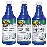 ZEP Commercial Acidic Toilet Bowl Cleaner, 32 Ounce (3, 32.0 Fl Oz), 3 Pack