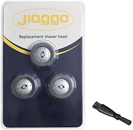 Jiaggo Pack of 3 Replacement Shaving Head HQ6 with Brush for Philips Shaver HQ7415 HQ7830 HQ7850 HQ6425 HQ6426